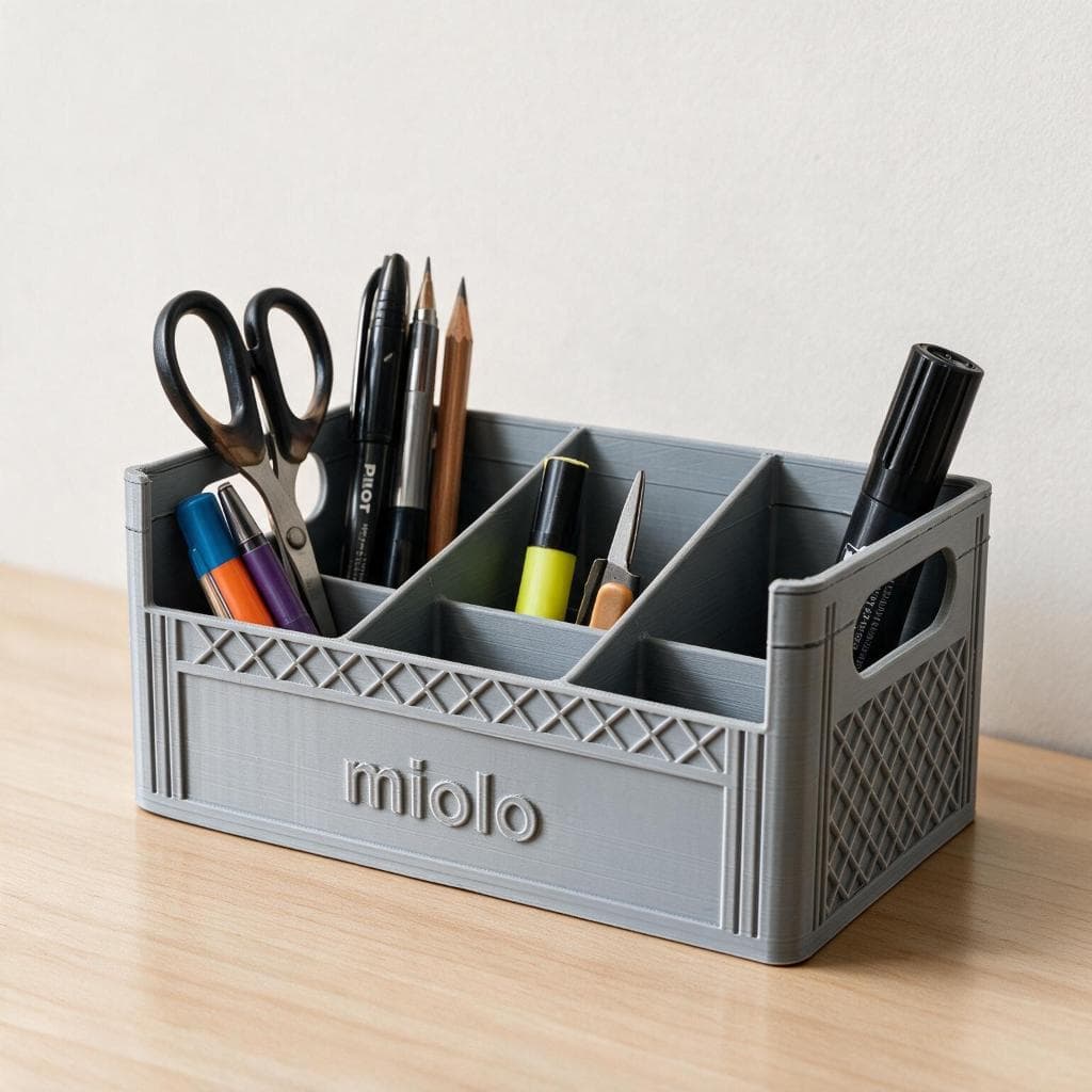 Organizador de Mesa Porta Canetas e Lápis Caixa Organizadora Multiuso para Escritório e Home Office