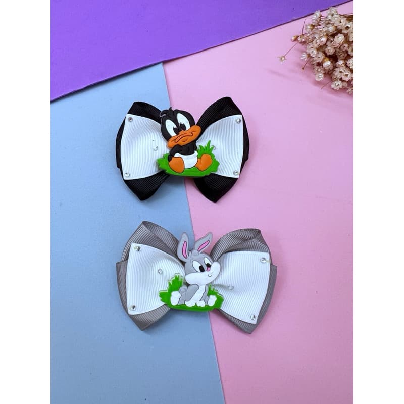 Laços Infantil Looney Tunes Presilha Bico de Pato | Piu-Piu, Frajola, Lola Bunny