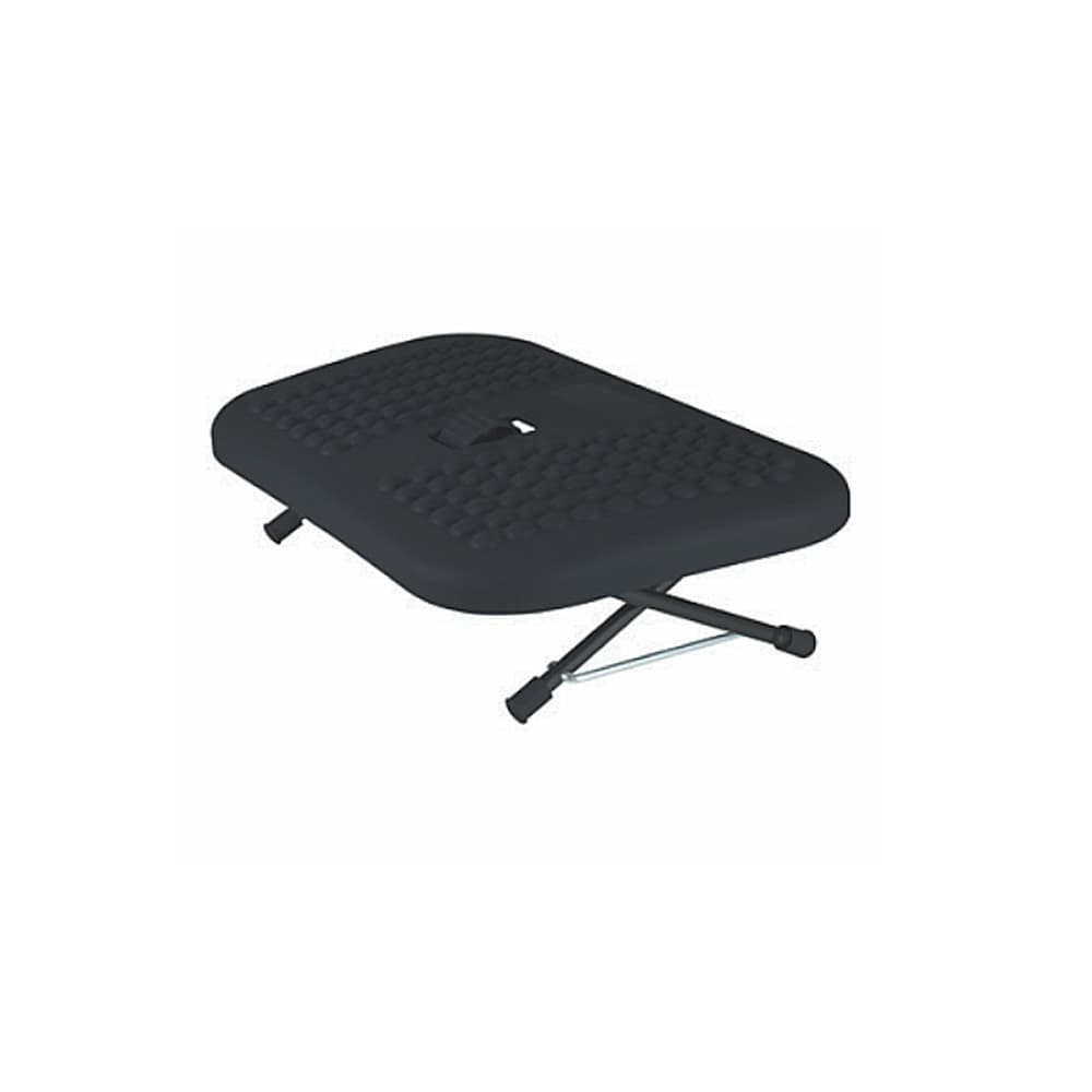 Apoio Ergonômico Para Os Pés Roldana Central Preto Reliza