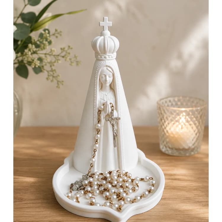 Porta Terço Nossa Senhora Aparecida  | Imagem Religiosa Decorativa