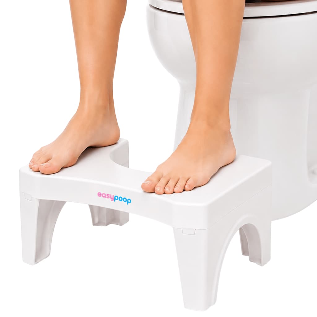Banquinho Cócoras Dobrável Apoio Pés Easypoop Banco Fisiológico Ergonômico Compacto Resistente Confortável Portátil