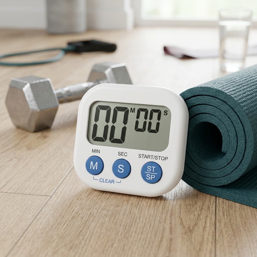 Temporizador De Mesa Para Treino Funcional Tabata E Cronômetro De Academia