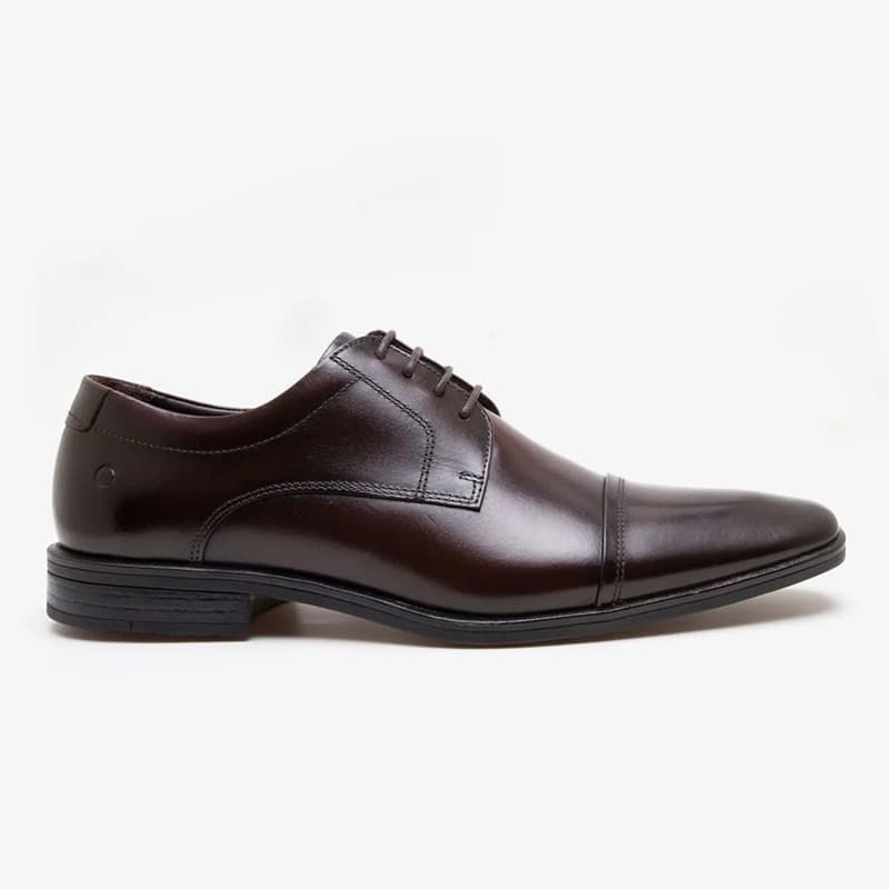 Sapato Masculino Metropolitan Vega Mahogany Couro Derby Social 43 Novo