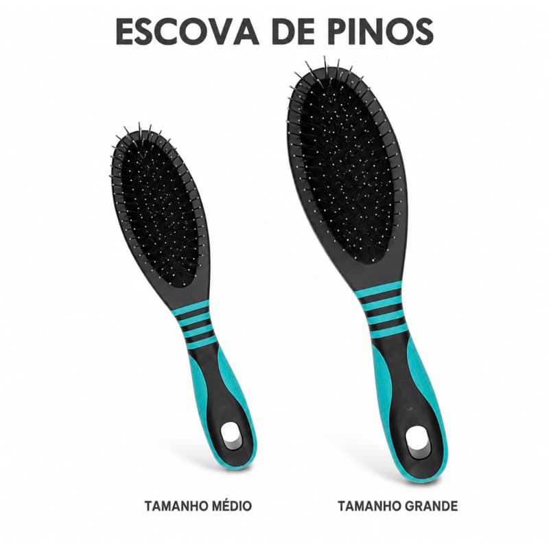 Escova De Pinos Sem Bolinhas Spitz Alemão Lulu Pomerania Pente Profissional Cães Cachorro Propetz