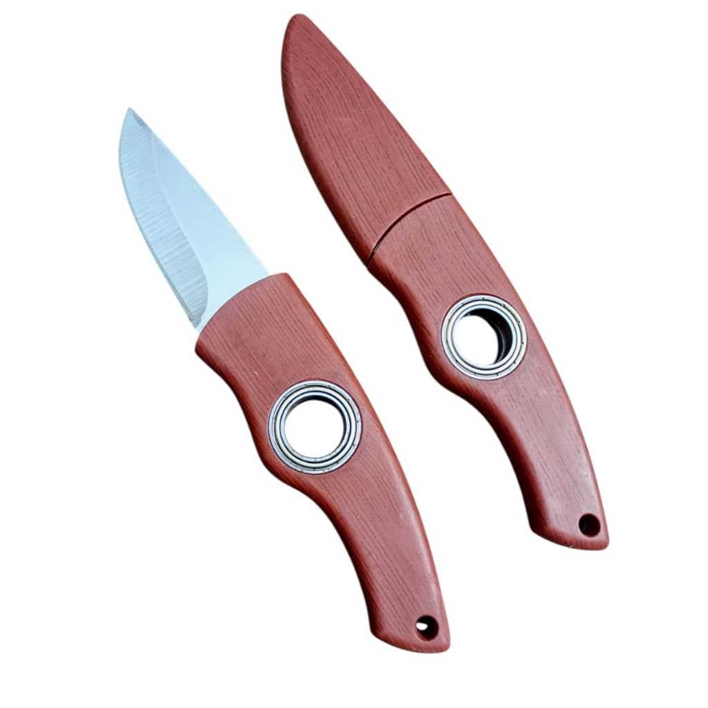 Faca Design Personalizado em Aço Inoxidável e Corpo em Plástico duro, 19,5 cm, Multiuso, Carne, Peixe Coleç