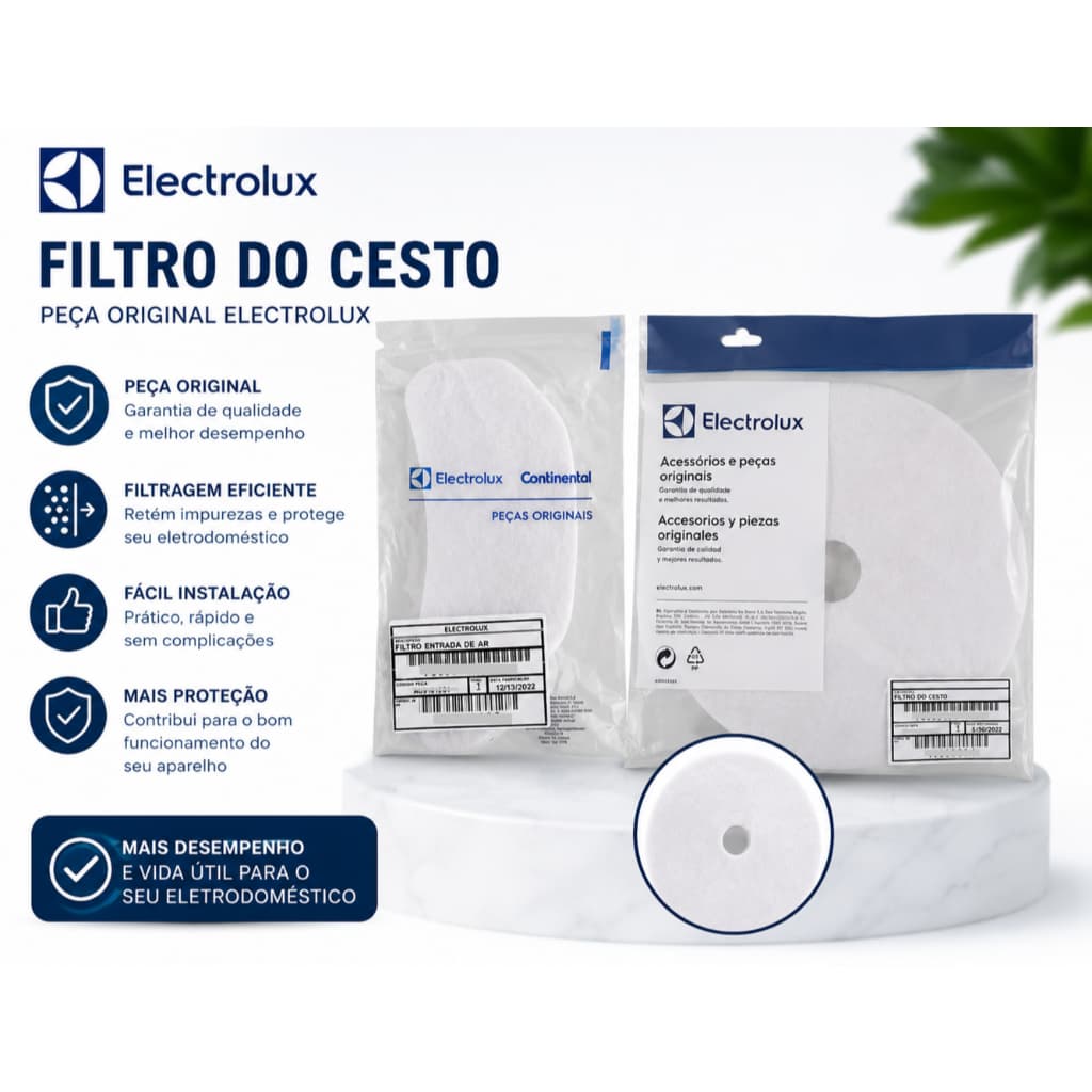 Filtro secadora Electrolux Svp10 SVP11 10Kg 10,5Kg