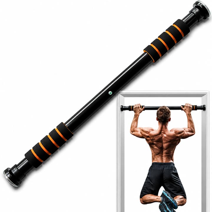 Barra Fixa de Porta Ajustável para Exercícios Musculação Academia Treino em Casa