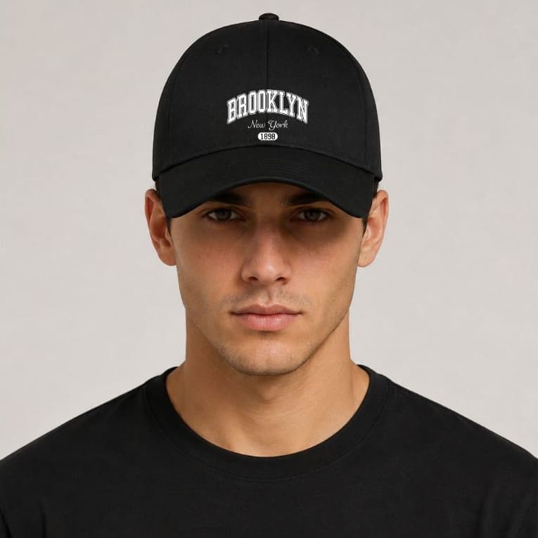 Boné Preto México Aba Curva Streetwear Unissex Estilo Casual