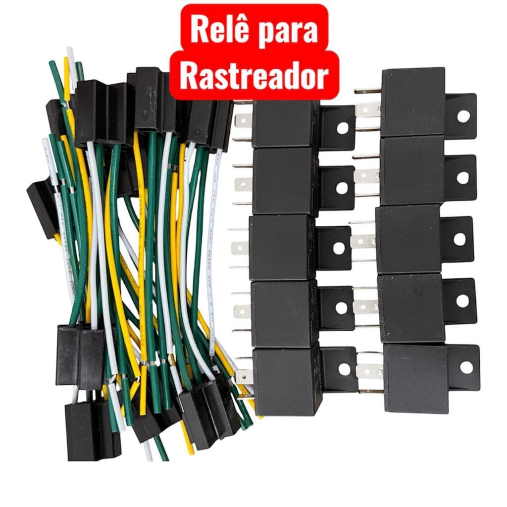 Rele para rastreador Kit com 10 peças carro moto
