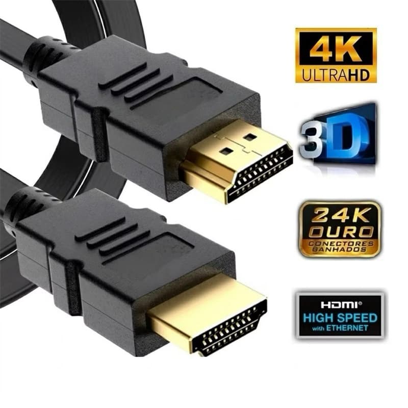 Cabo Hdmi 1.5Metro 4k 3d Full Hd Para Tv Monitor Pc 1080p Cabo HDMI Qualidade