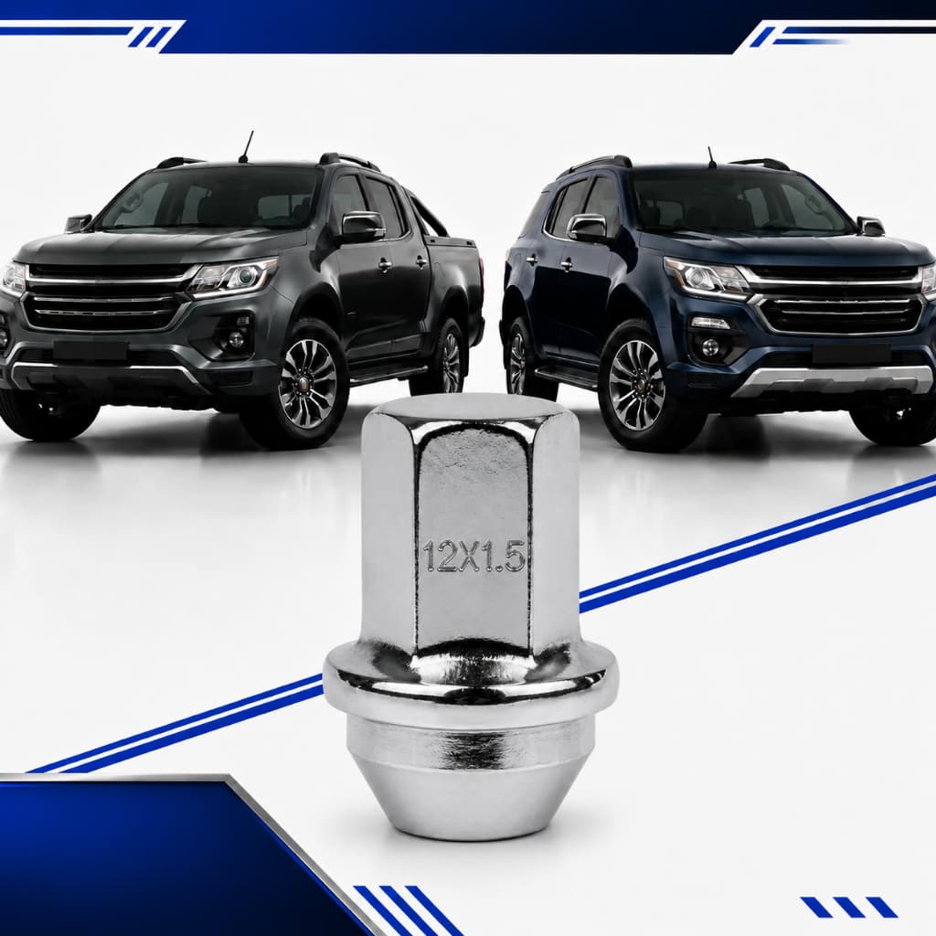 Jogo 24 Porca Roda Cromada Gm S10 Lt Highcountry Trailblazer