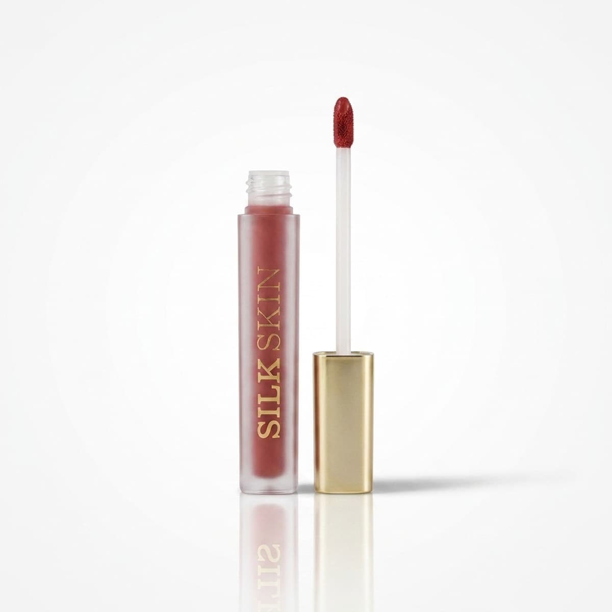 Batom Líquido Smooth Blur Silk Skin Ruby Rose Cor Timeless acabamento matte confortável e alta