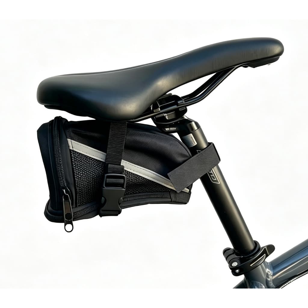 Bolsa Bicicleta Case Para Selim Faixas Refletivas DO90 15cm