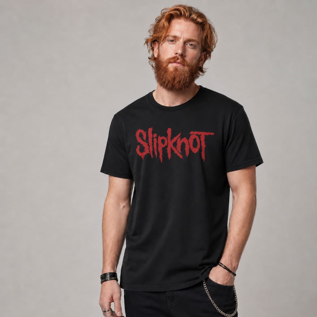 Camiseta Slipknot, Camisa Rock N Rol slipkot Unissex, Camisa Banda de Rock, 100% algodao.