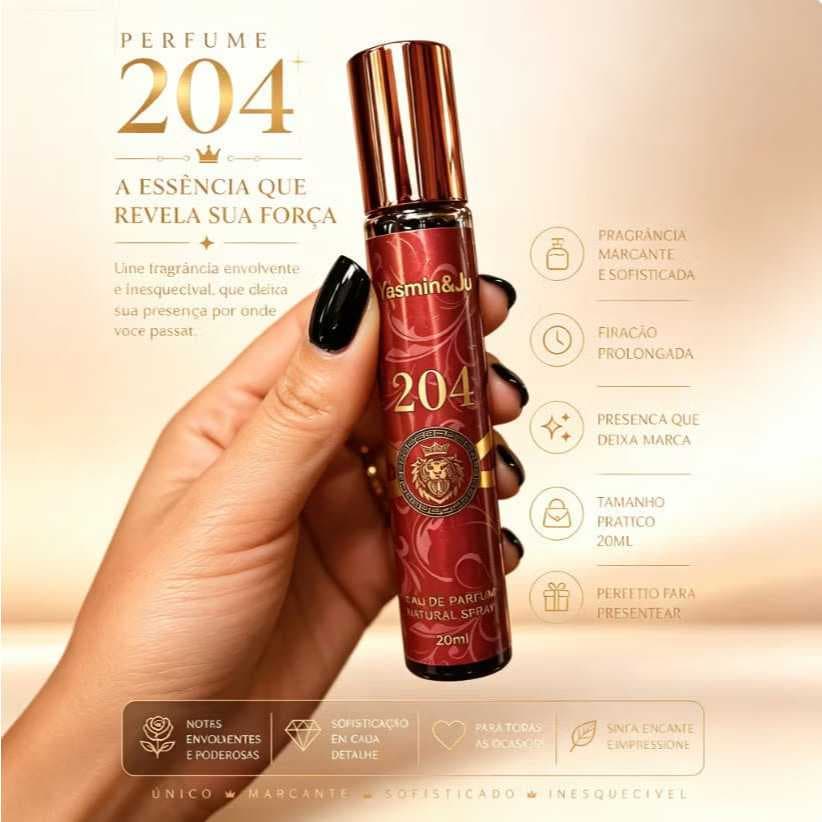 Perfume de Bolsa Árabes Inspirações 20ml - Forte fixação Yasmim&Ju 204