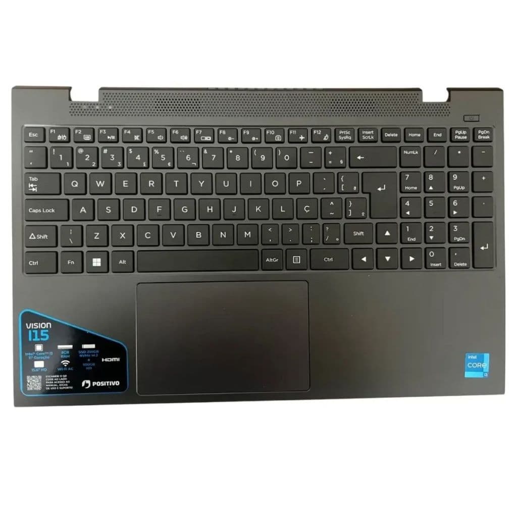 Teclado Base Para Notebook Positivo Vision I15 Original