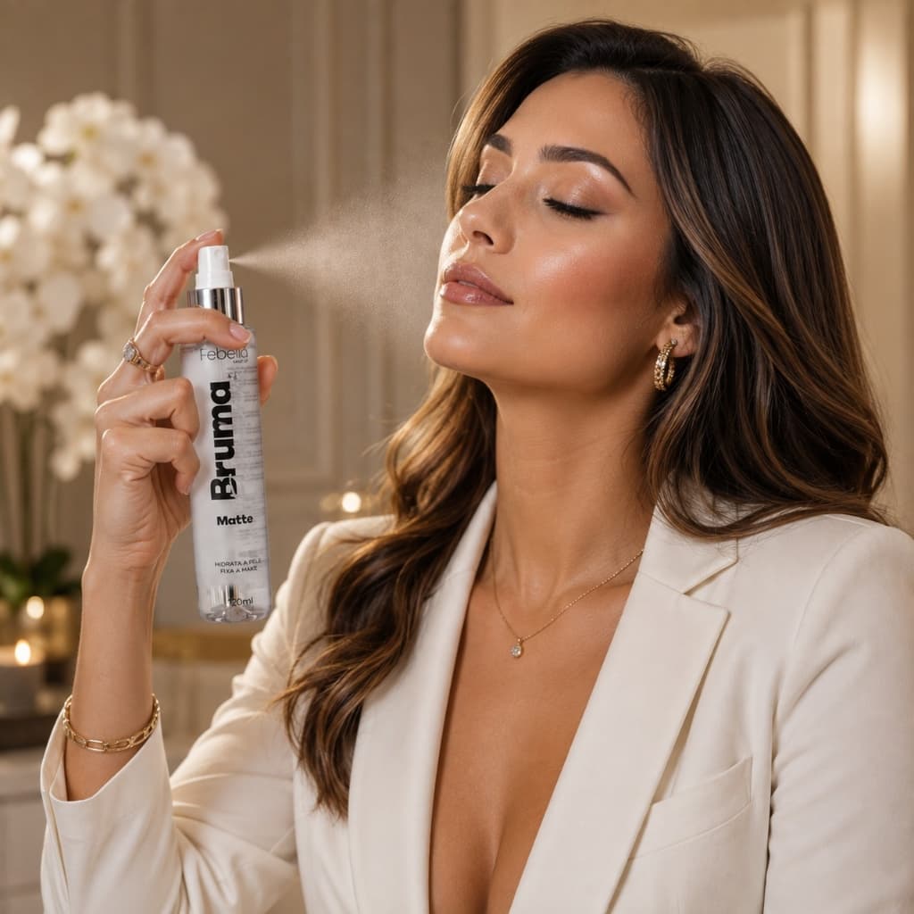Bruma Fixadora Matte Magic 120ml Pele Fixa maquiagem Make Duradoura