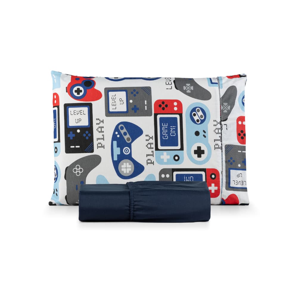 Jogo de Lençol  Kids 400 Fios Solteiro 2 Peças Varias Estampas