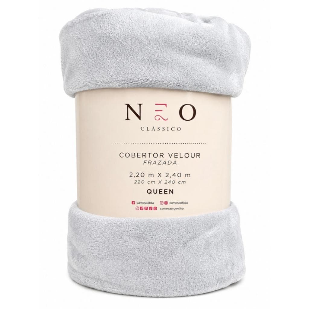 Cobertor queen  Neo supersoft liso extra macio aveludado