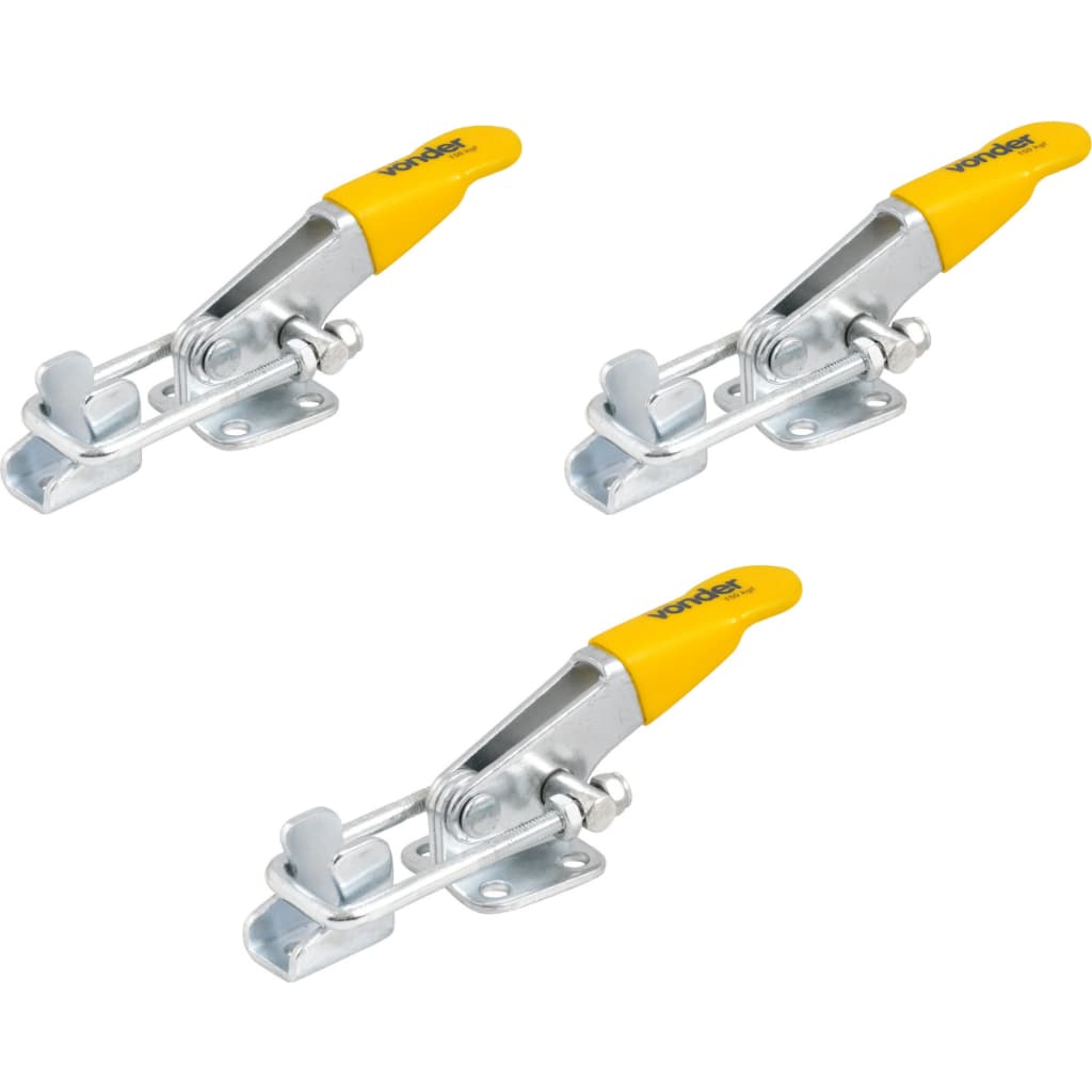 Kit 3 Grampos Aperto Rápido Tipo Tensor Gtv150 - Vonder