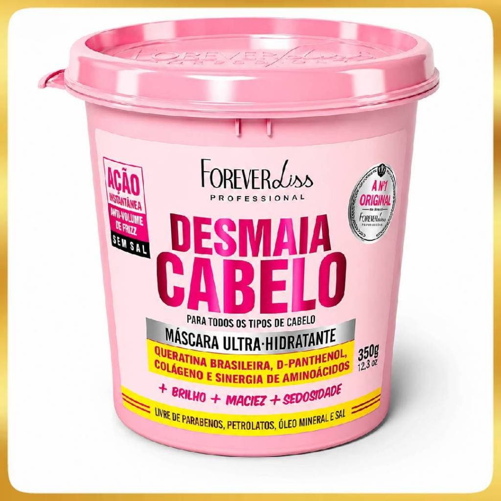 Máscara Ultra Hidratante Desmaia Cabelo Forever Liss PROMOÇÃO
