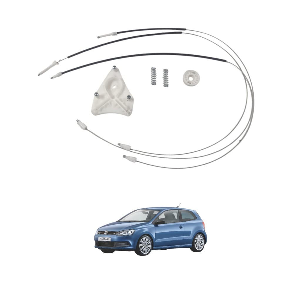 Kit Reparo Máquina Vidro Elétrico Polo 2003 até 2012 Com Suporte