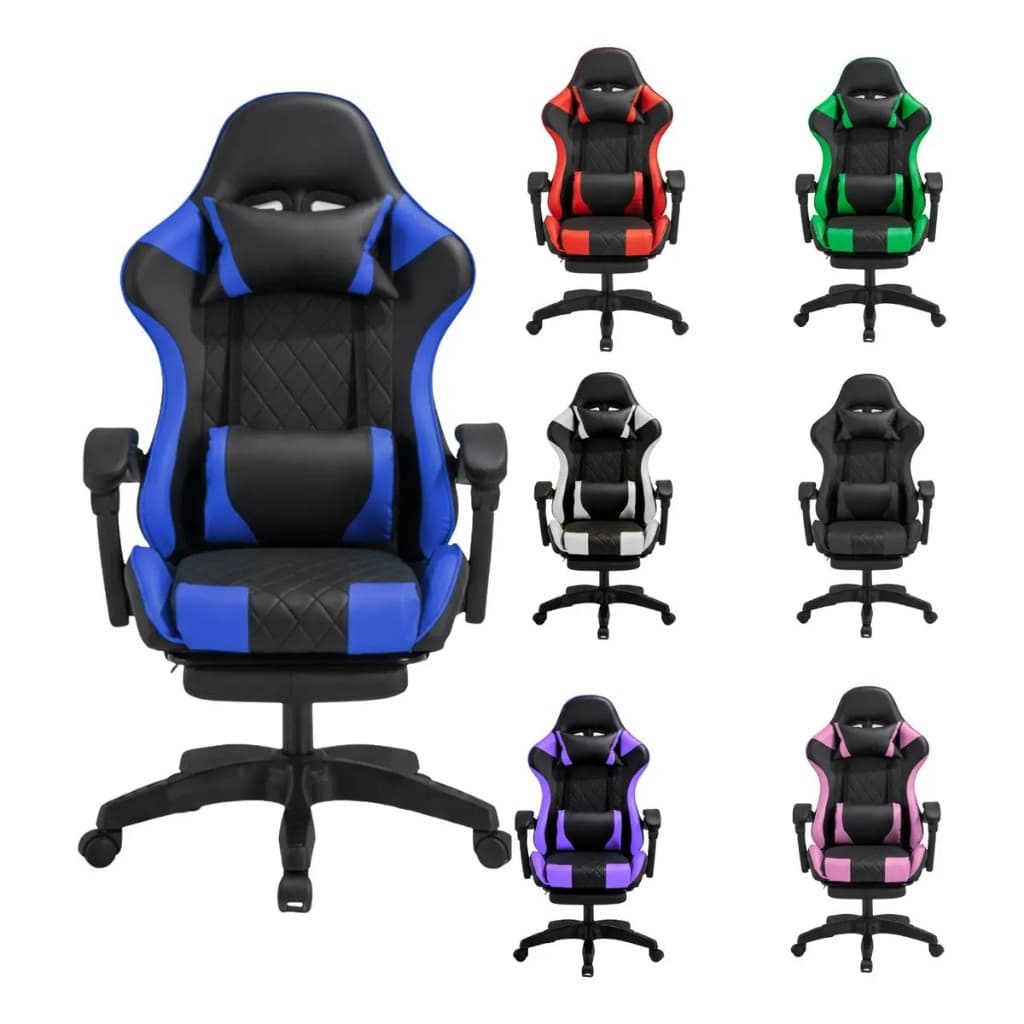 Cadeira Gamer Ergonômica Reclinável Giratória para Escritório e Jogos