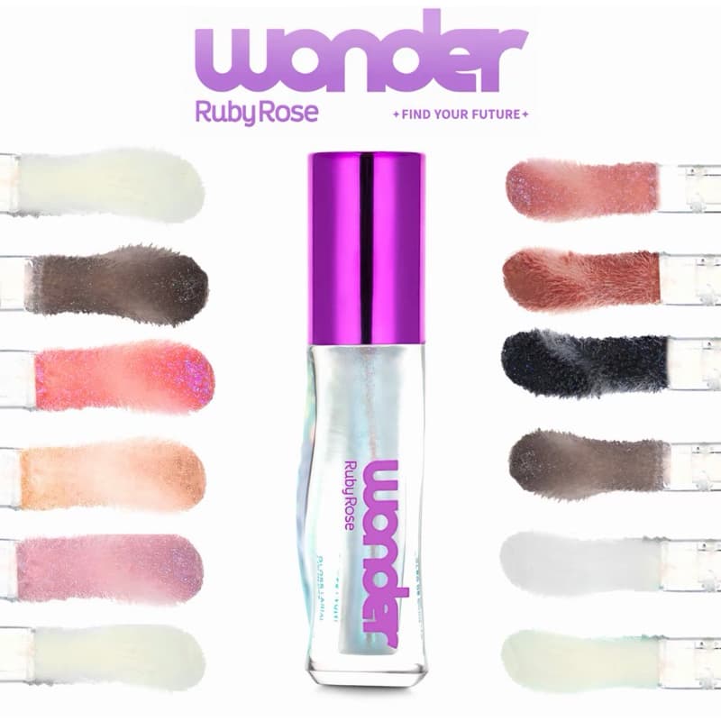 Gloss Labial Lumen Wonder - HBL6414 - Ruby Rose