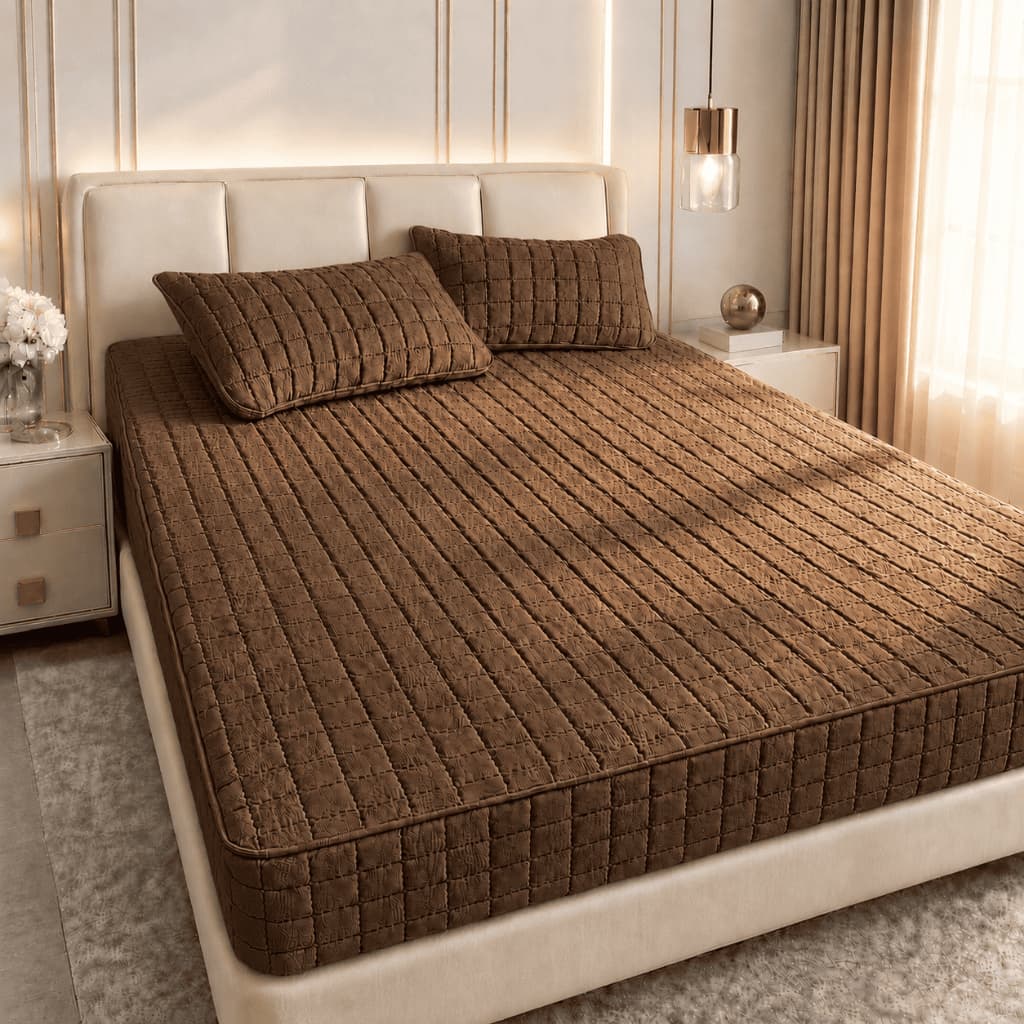 Capa para Colchão Impermeável Matelada Antialérgica com Elástico Casal e Queen Premium