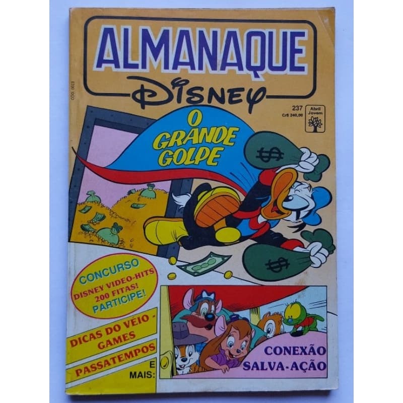 Gibi HQ Almanaque Disney N° 237 Abril Jovem