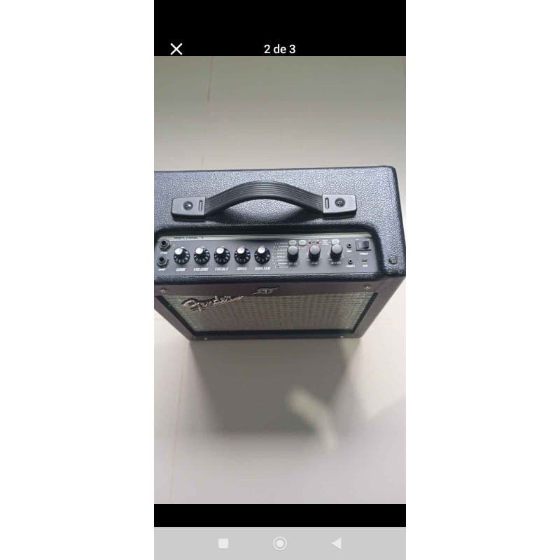 amplificador fender Mustang II para guitarra com 60 efeitos