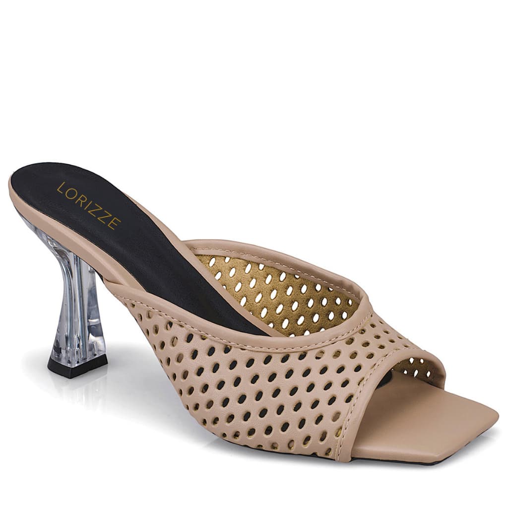 Tamanco Feminino Salto Taça Sapato Vazado Moda 915