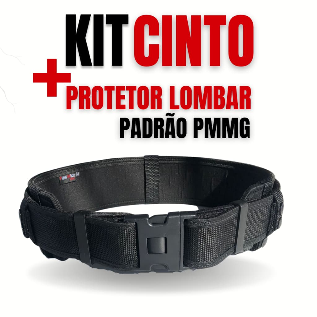 KIT CINTO + PROTETOR CURSO FORMAÇÃO DE SOLDADOS
