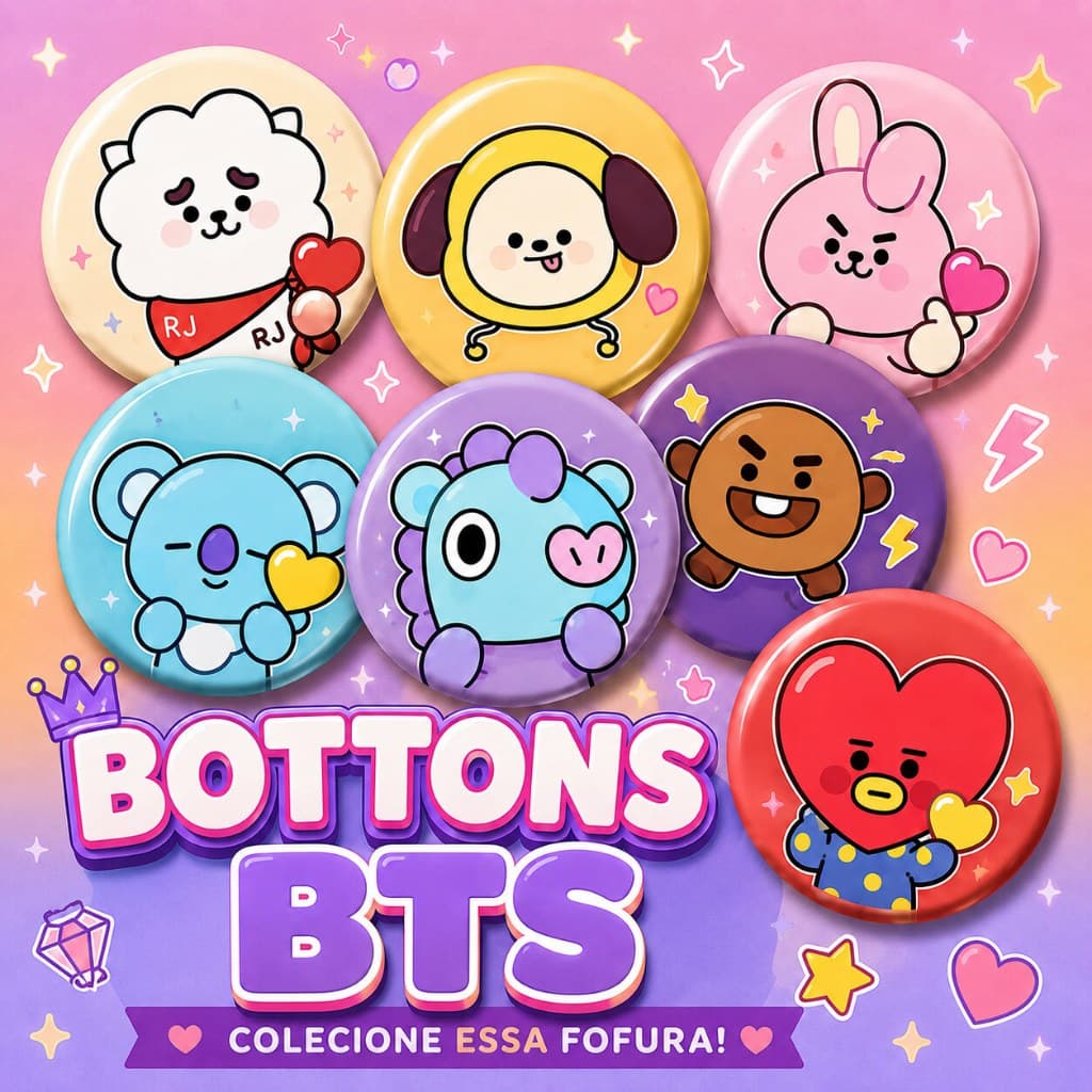 Bottons BT21 BTS