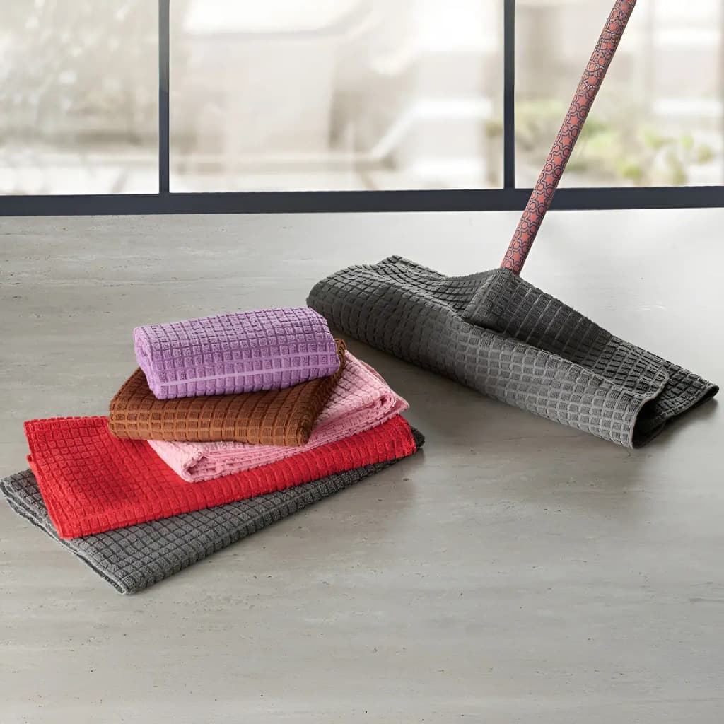 Kit 3 Panos de Chão 70x75cm Grande Microfibra Limpeza Alta Absorção