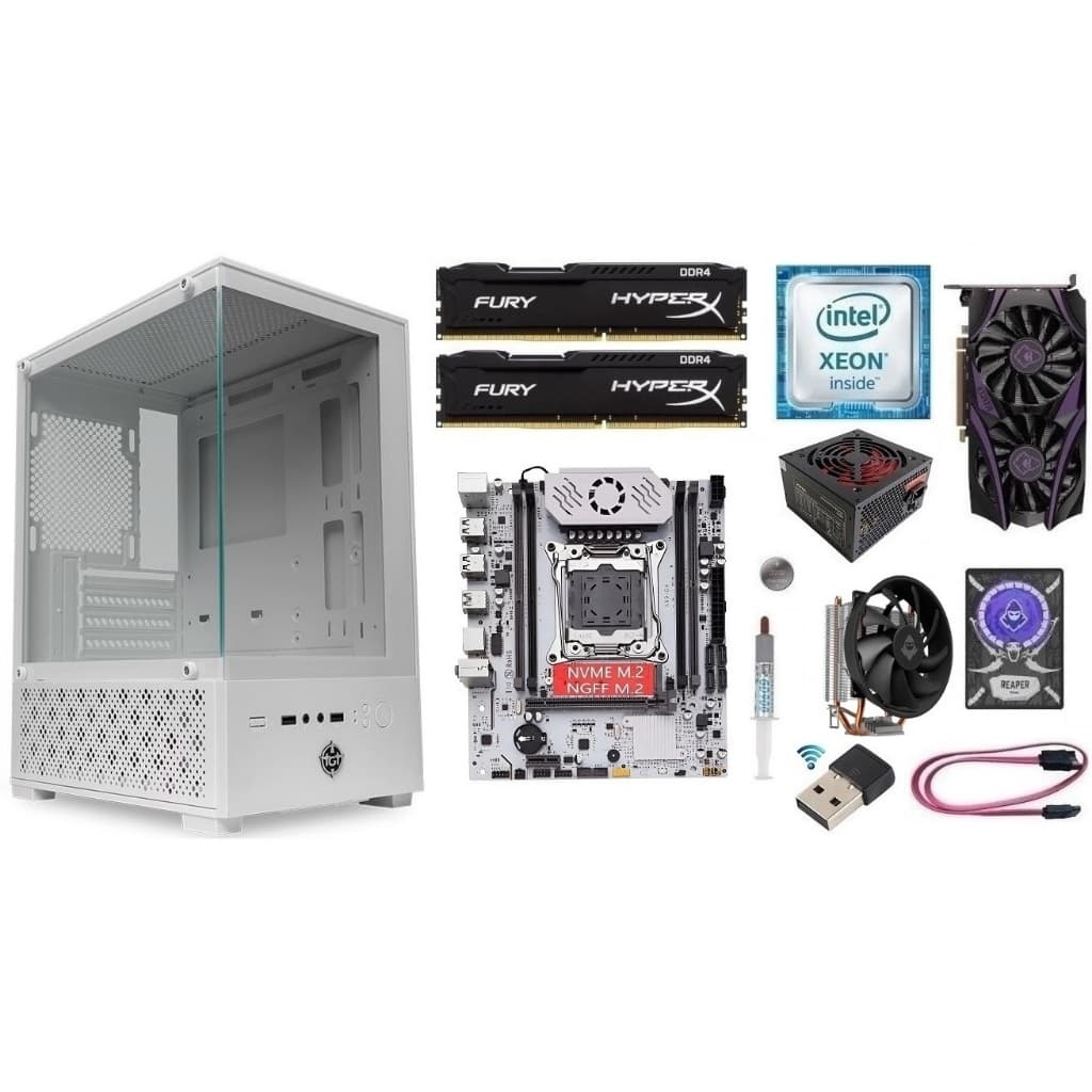 Pc Gamer X99 Xeon E5 2650 v4/ 8GB-16GB Ddr4/ RX580 8GB / SSD/ HD