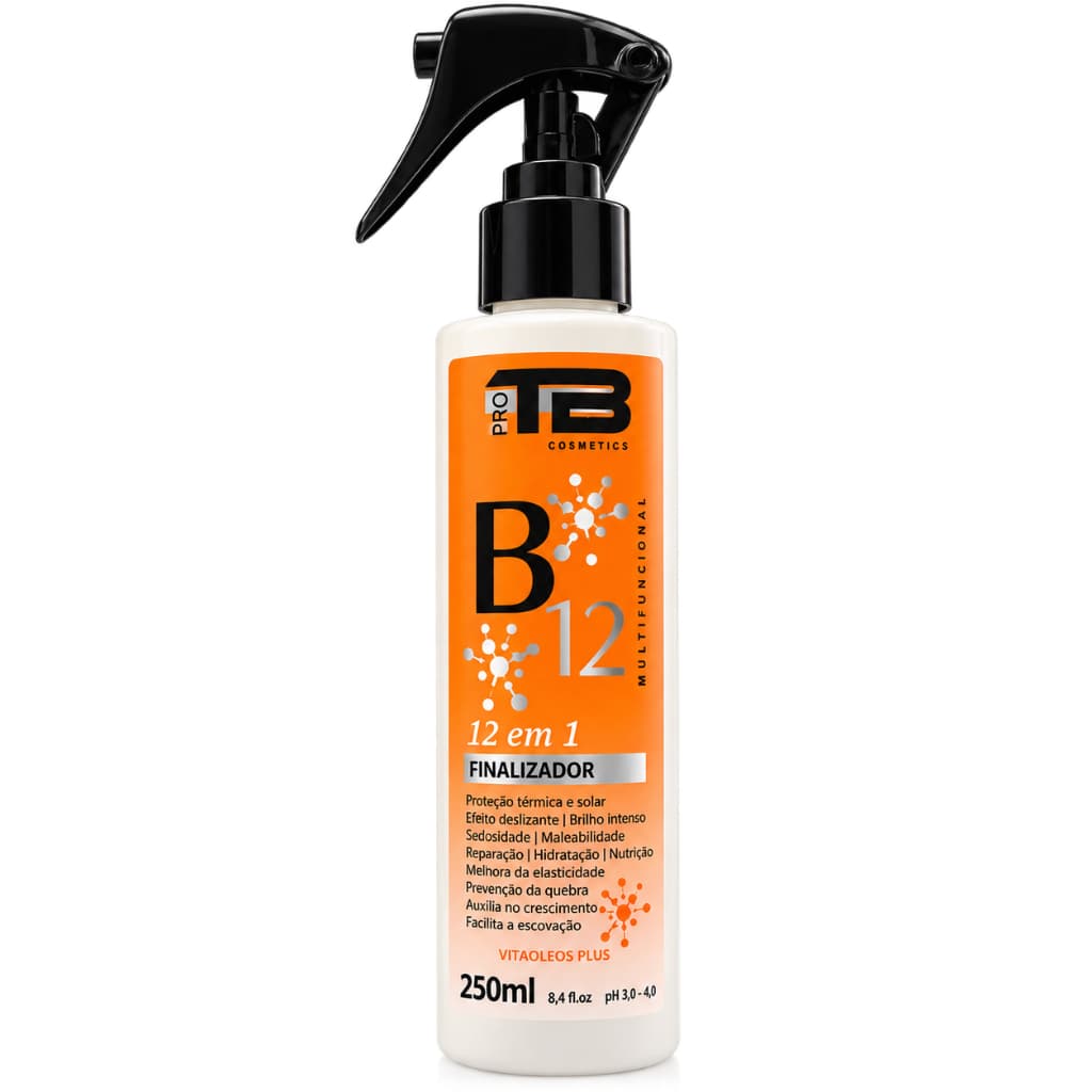 Protetor Térmico Capilar TBpro B12 12 em 1 Finalizador 250ml