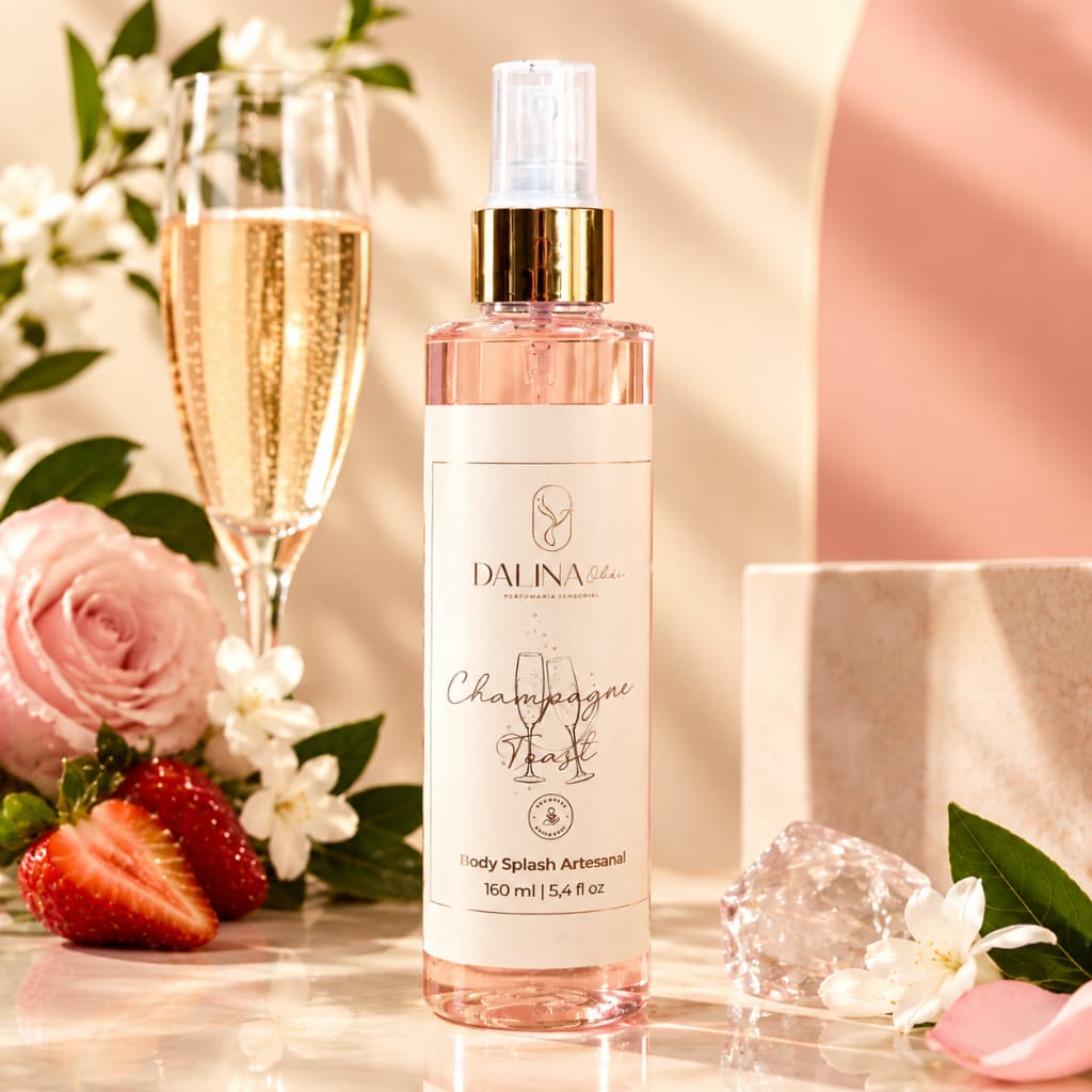 Body Splash Champagne Toast Fragrância Importada Cheirosa Inspiração Cheiro Rica