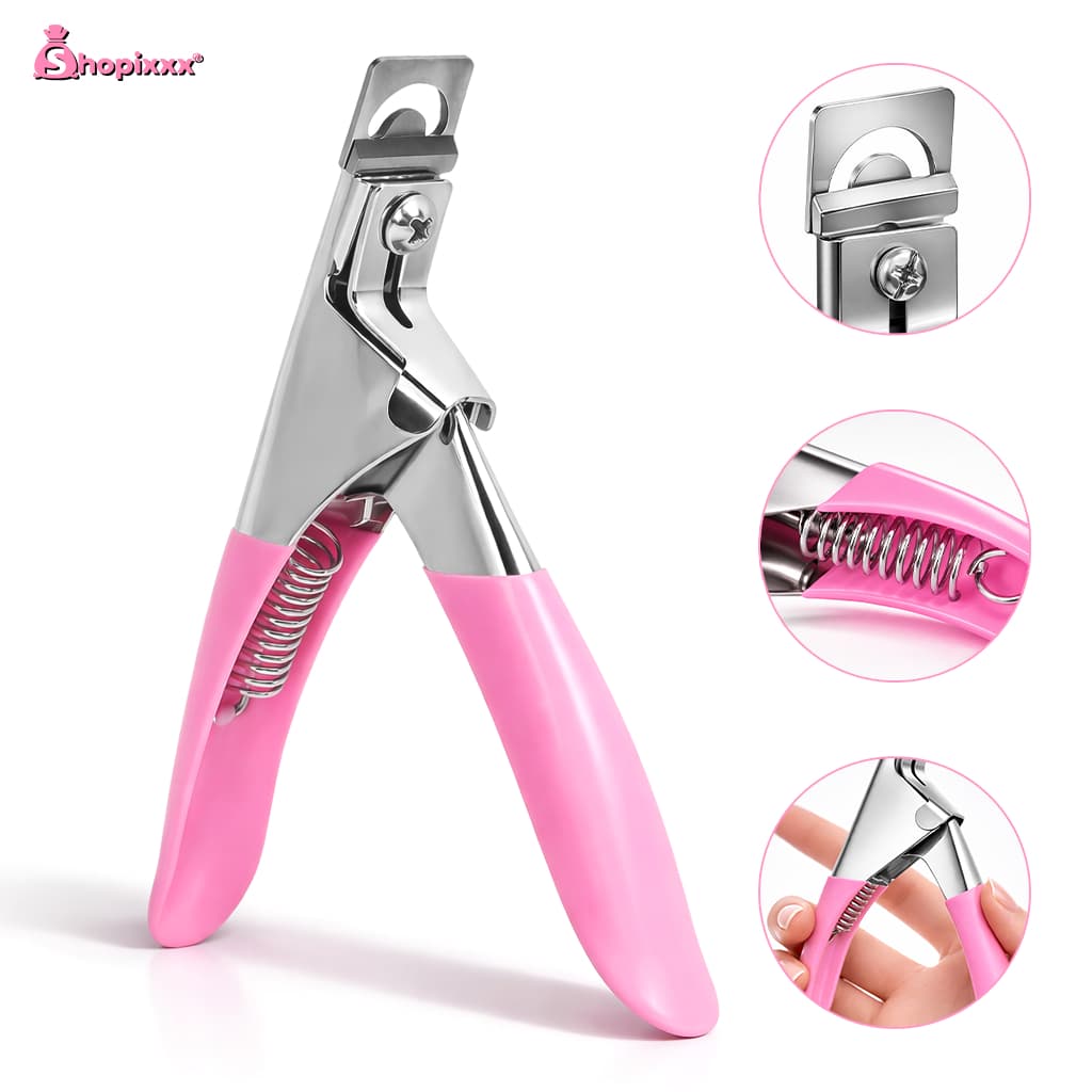 Alicate Cortador De Unhas Tips Postiça Acrigel Alongamento  Profissional Para Unha OFERTA