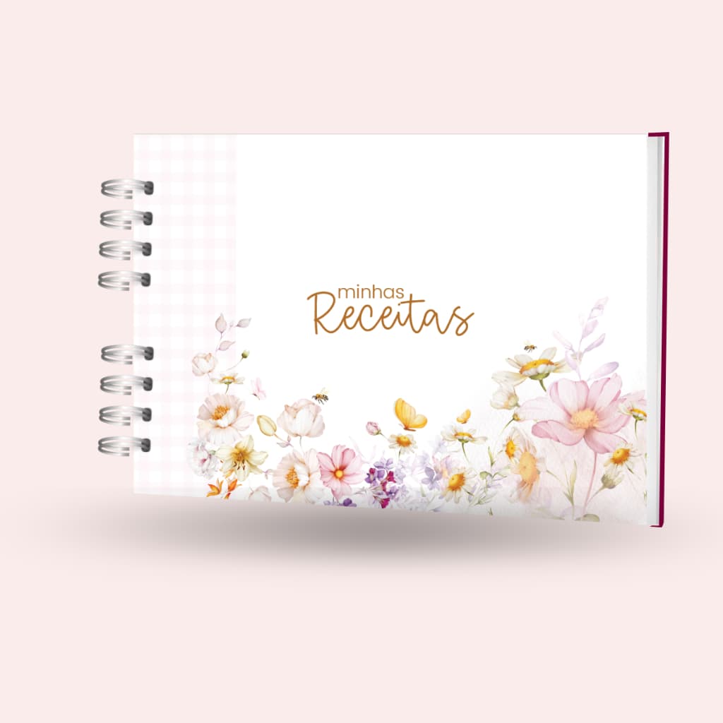 Caderno de Receitas Personalizado com Nome - 100 págs.