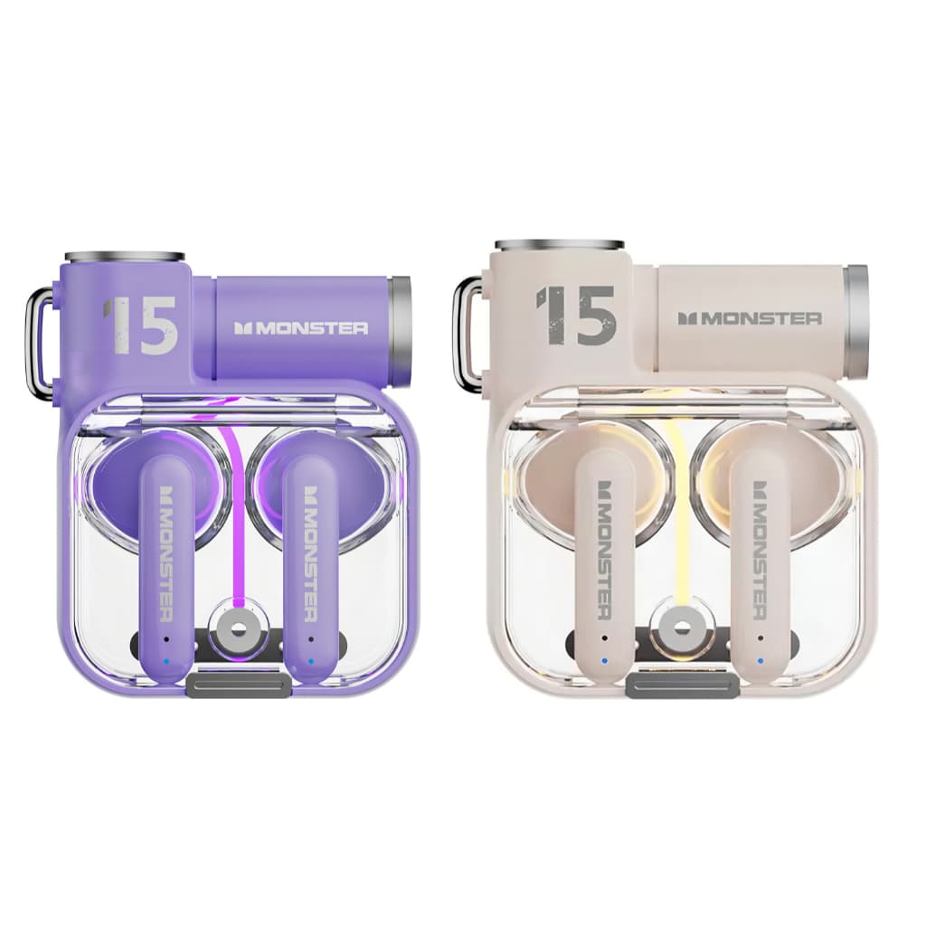 Fone de Ouvido Bluetooth 5.3 Monster XKT15 Sem Fio Headset Gamer