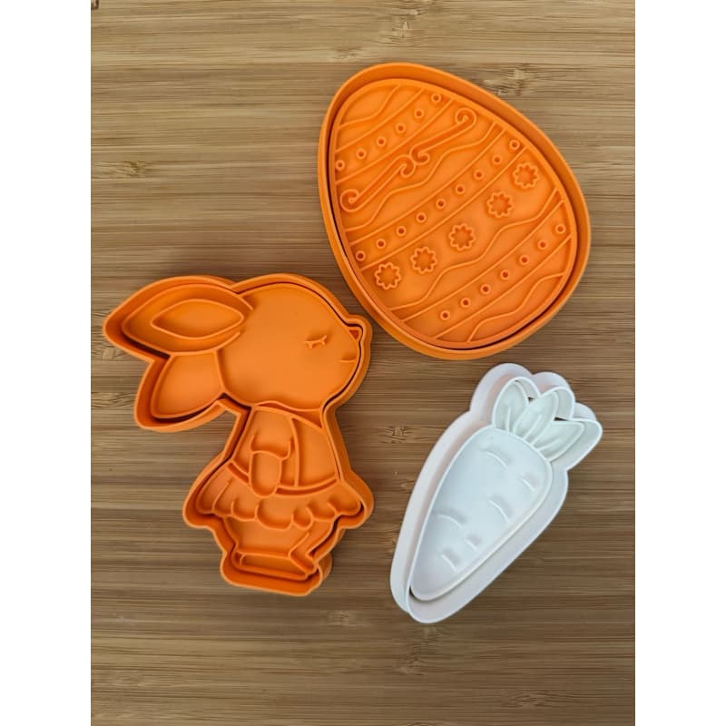 Cortador de biscoito Páscoa, kit de Cortador de biscoitos para Páscoa.