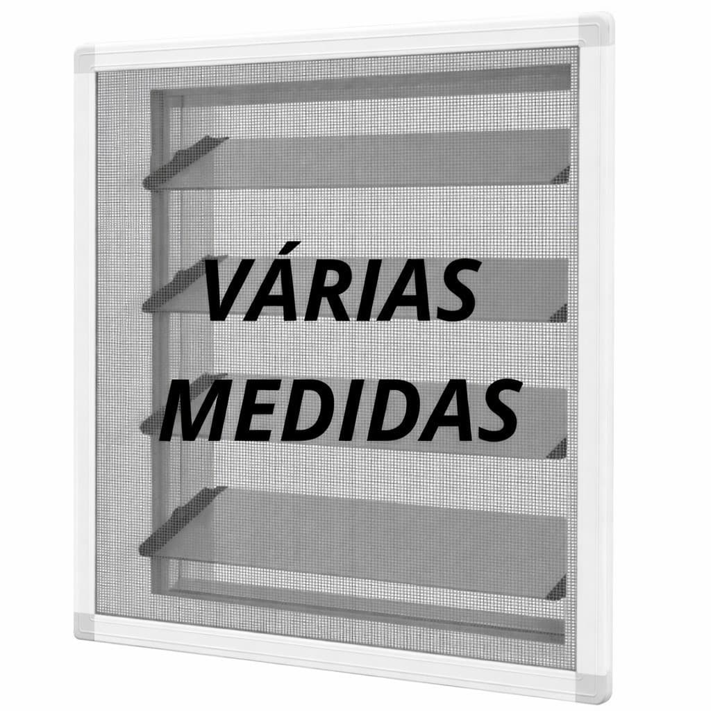 Kit Tela Mosquiteiro para Janela perfil de Alumínio Branco Removível