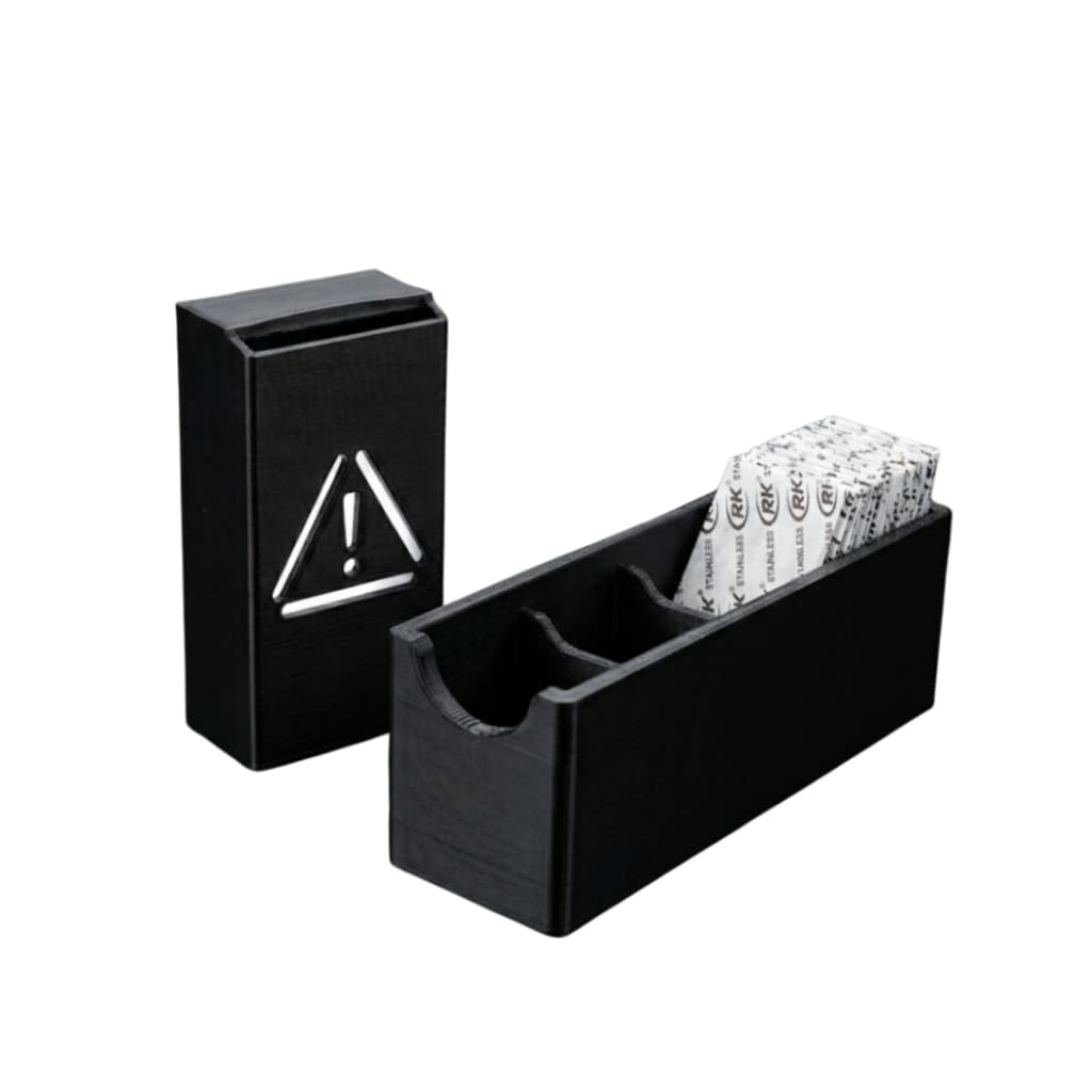 Suporte com Lixeira para Lâminas de Barbear
