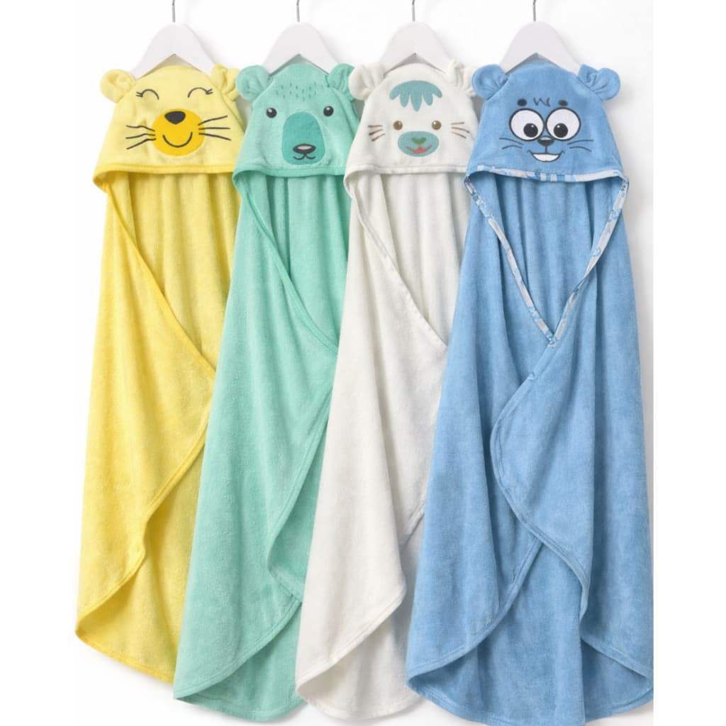 Toalha de banho infantil  bebê masculina com orelhinhas algodão toalha de banho de bebê toalha de menino