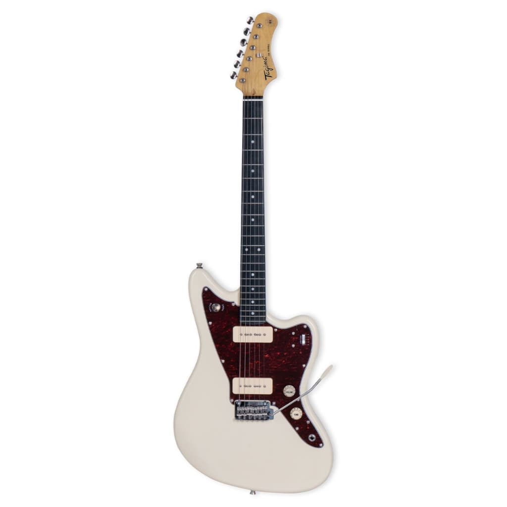 Guitarra Elétrica Tagima Tw-61 2p90 Escala Escura Jazzmaster 6 cordas Shape C White
