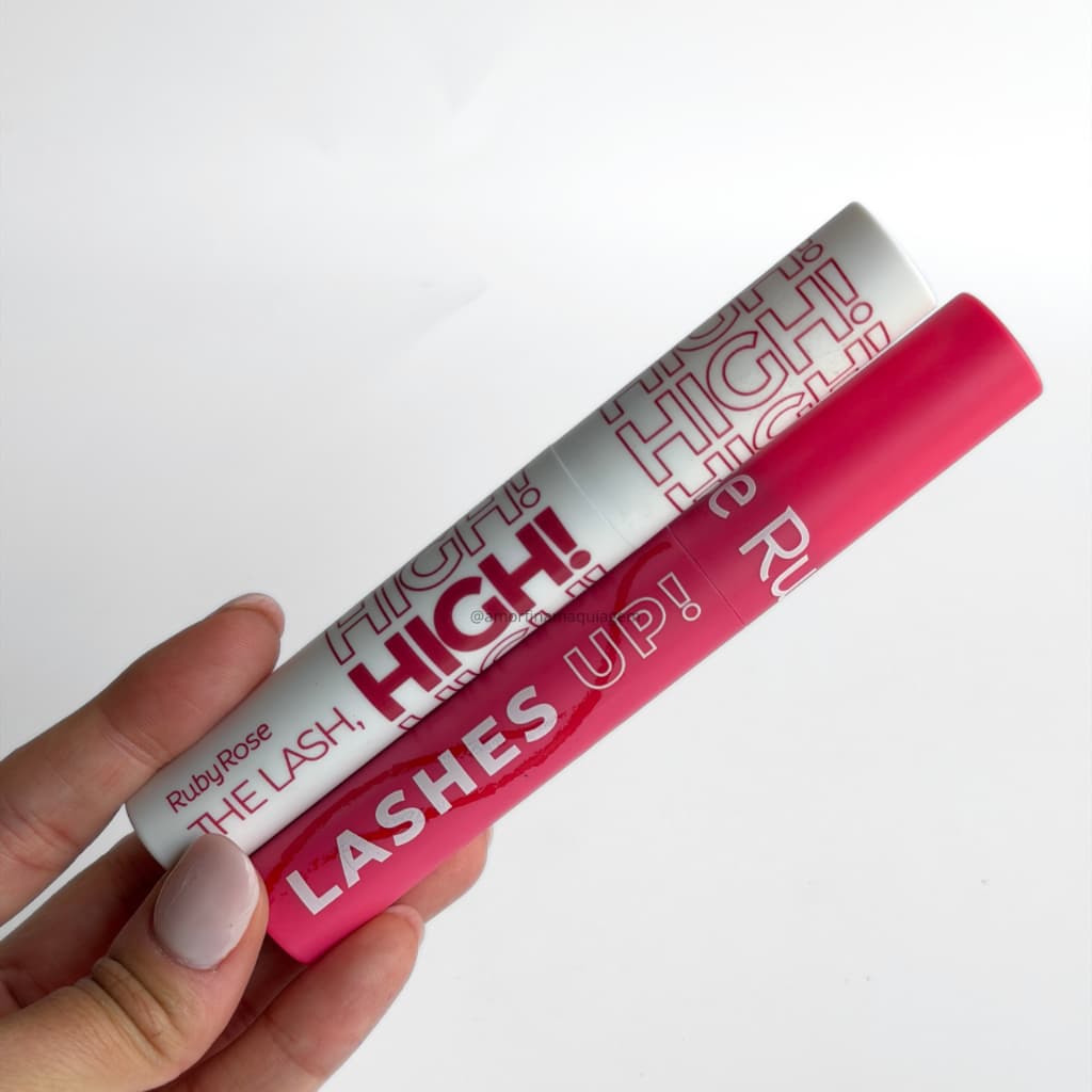 Máscara de Cílios Volume e Alongamento Ruby Rose The Lash High Lashes Up Rimel