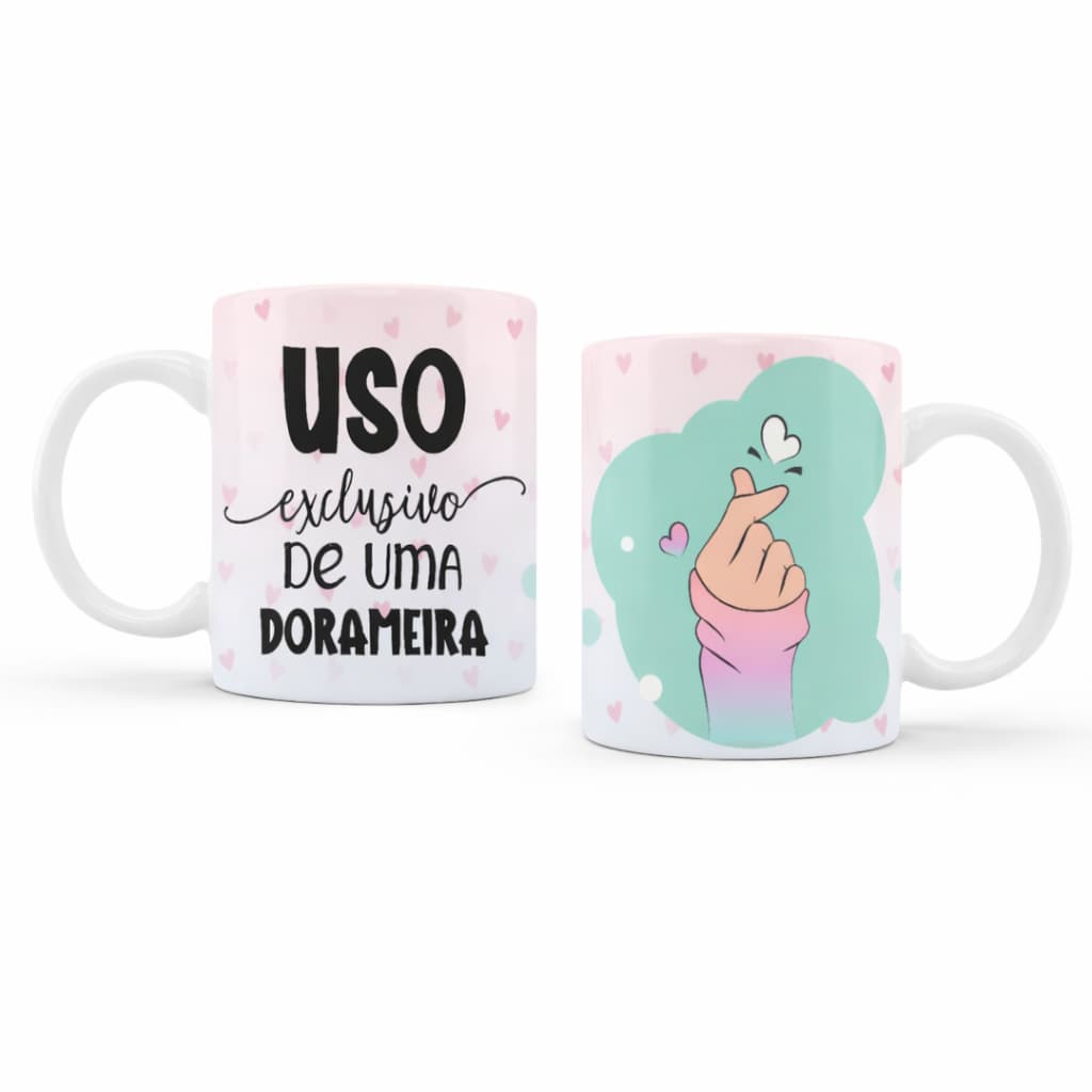 Caneca Uso Exclusivo De Uma Dorameira Presente Criativo Amiga Dorama