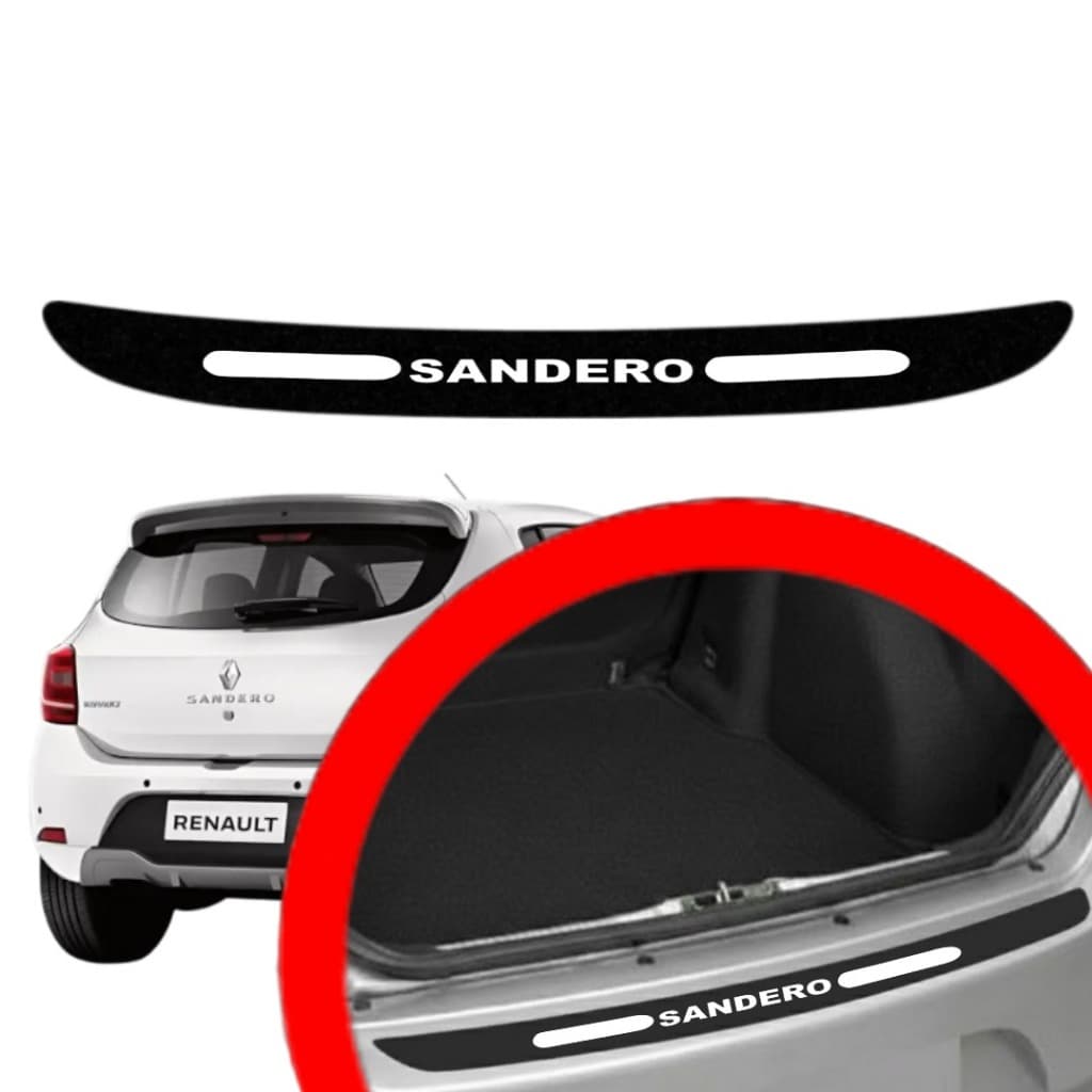 SOLEIRA PROTEÇAO PORTA MALA SANDERO UNIVERSAL PARA CARRO AUTOMOTIVO PERSONALIZADA VARIAS CORES