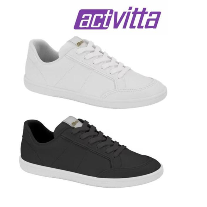 Tênis Feminino Actvitta 4840.102 Casual Solado Reto – Leve e Confortável para o Dia a Dia